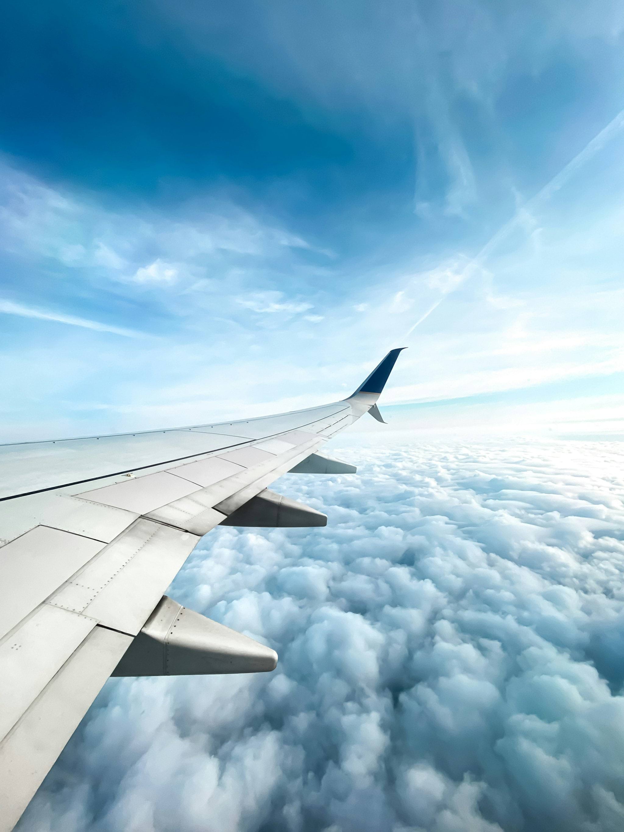 Aircraft flying in the air